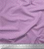 Soimoi Japan Crepe Satin Fabric Geometric Small Print Fabric by the metre 42 Inch