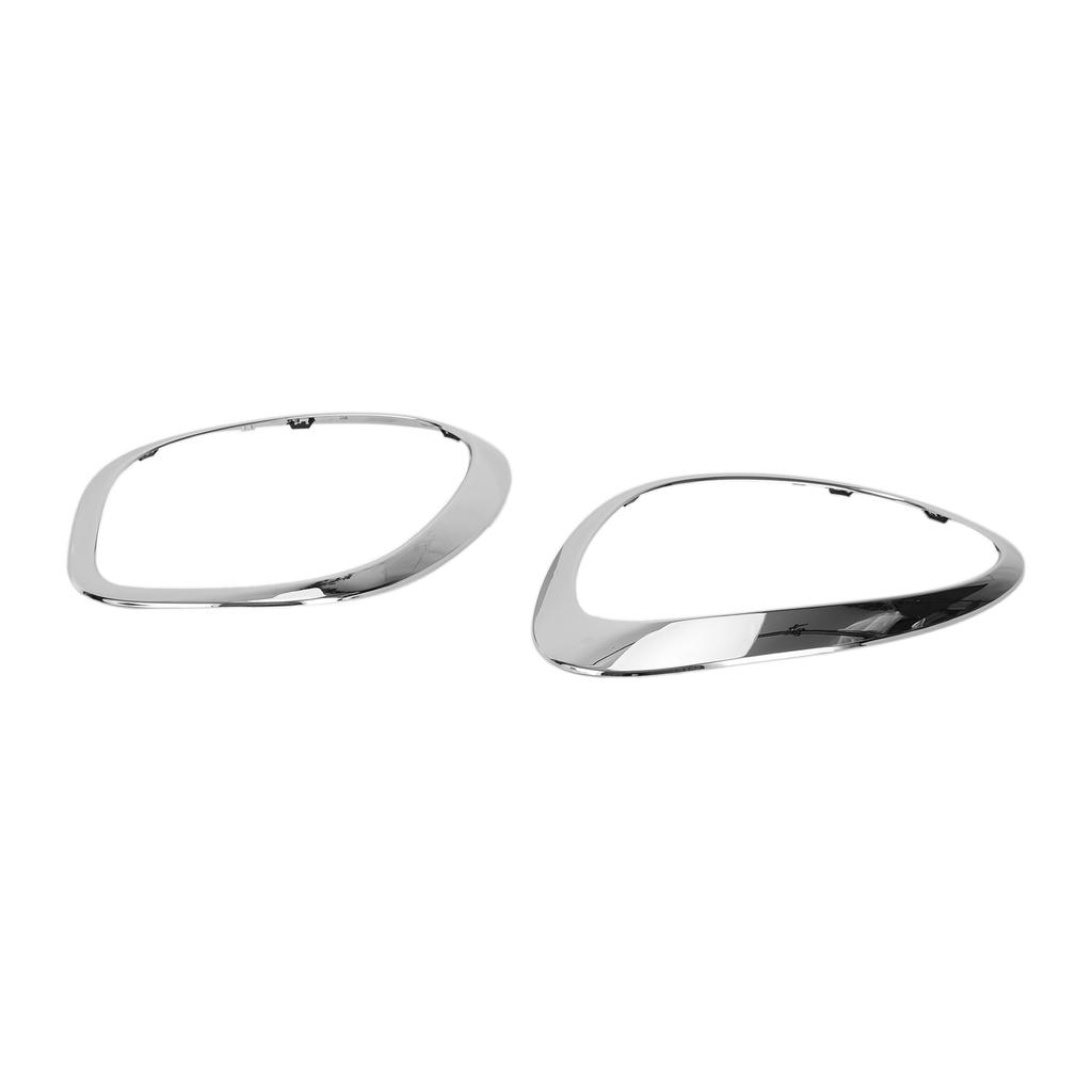 2X Chrome Headlight Trim Ring Bezels For Mini Cooper R60 Countryman 2011-2016