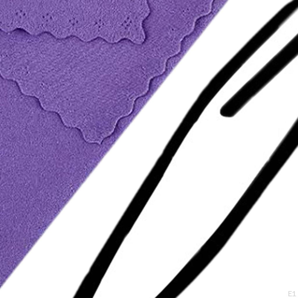 Clarinet Care Cloth Lightweight Accessory for Musical Instruments 25x25cm