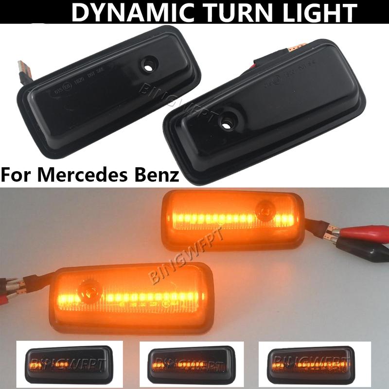 New Dynamic LED Side Marker For Mercedes-Benz W461 W463 G-Class G500 G550 G55 G63 G65 1986-2002 Side Marker Lamp