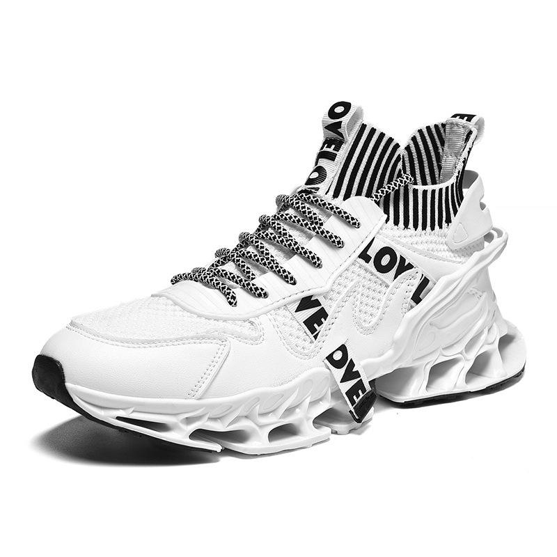 Blade Tide Schuhe Übergröße Mode Oberbekleidung Herren Blade Außensohle Sportschuhe Fliegenstrick Atmungsaktiv Laufen Trendy Herrenschuhe