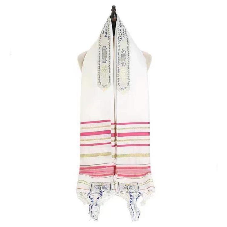 Sciarpa Tallit Leggera Per Servizi di Culto Caratteristiche Sofisticato Costume Culturale Design Unisex