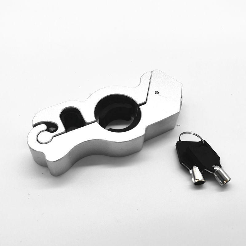Motorcycle Handlebar Lock Handlebar Brake Handle Solid Lock Imitating Steal Lock Pull Rod ATV Dirt Street Bikes Anti Theft