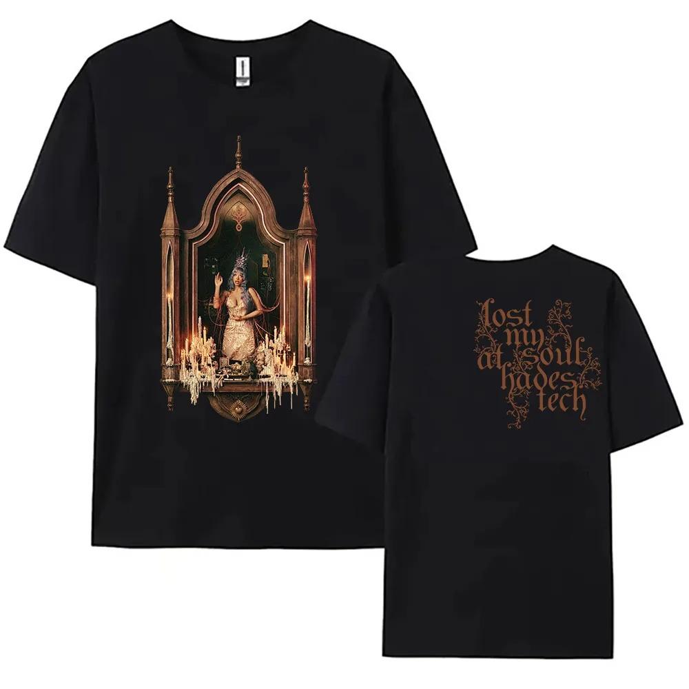 

Album Heads Melanie Martinez T-shirt Summer Short Sleeve Loose Female Tshirts Unisex Streetwear O-neck Graphic Print Tees S