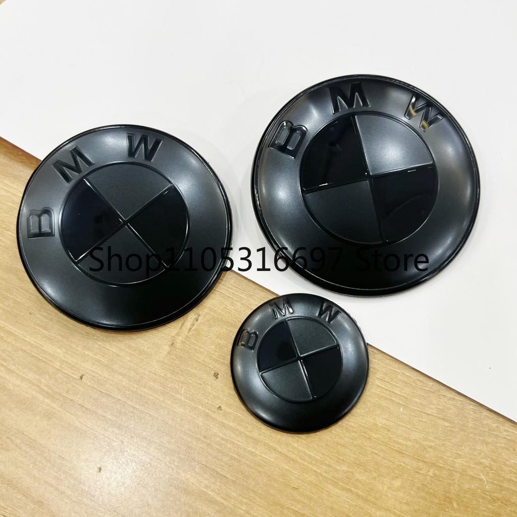 For BMW 5G31The new matte black badge is suitable for BMW 2 3 5 Series x1 x3 x5 x6 modified black splicing front and rear wheel hub covers.