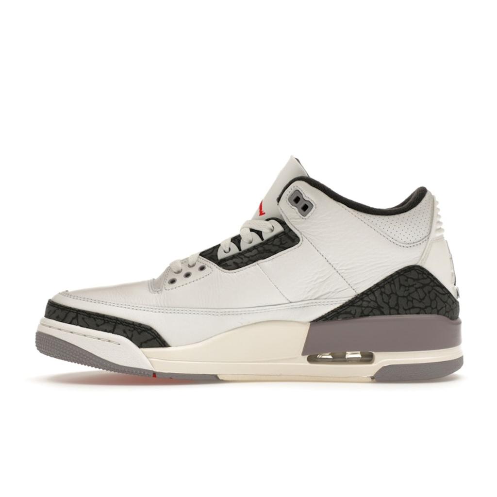 Air Jordan 3 Retro Cement Grey Men Sneakers White Summit-White Fire-Red CT8532-106