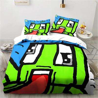 Cartoon Lustig Spielen Unaussprechlich Bettwäsche Kollektion Schlafzimmer Weiche Tagesdecken Für Bett Bequem Bettbezug Steppdecke Und Kissenbezug