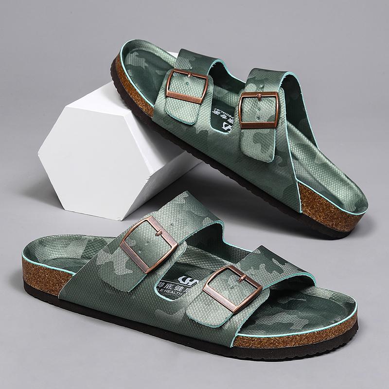 2024 Летние уличные дышащие и нескользящие большие размеры парные сандалии новые мужские — фото 7