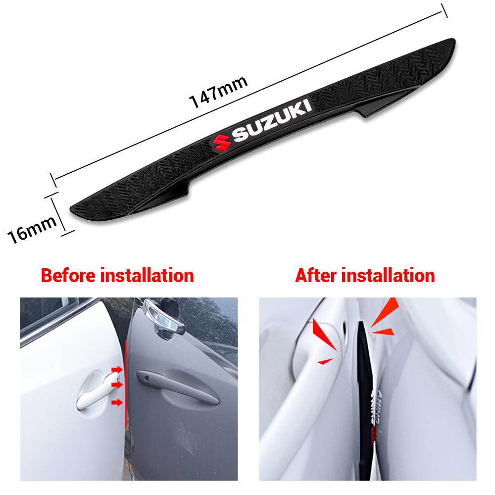 4PCS Auto Anti Collision Strips Car Door Edge Protector Stickers For Suzuki Grand Vitara Samurai Gsx S750 Vstrom 650 Jimmy Alto