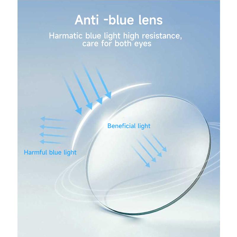 Seemfly Fashion Men Myopia Glasses Anti Blue Light Metal Double Beam Nearsighted Eyewear Finished Student Myopic EyeGlasses0-600