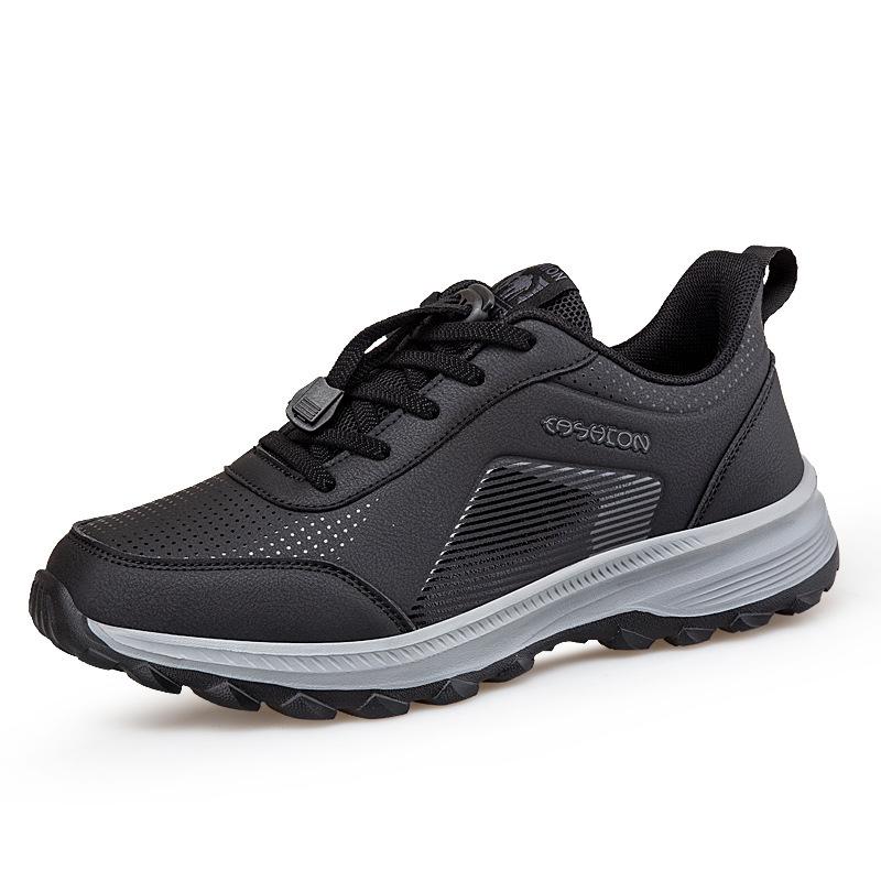Waterproof Leather Surface Elderly Shoes Hot Sale Of The Season Autumn Winter New Style Men Women Walking Shoes Comfortable W...