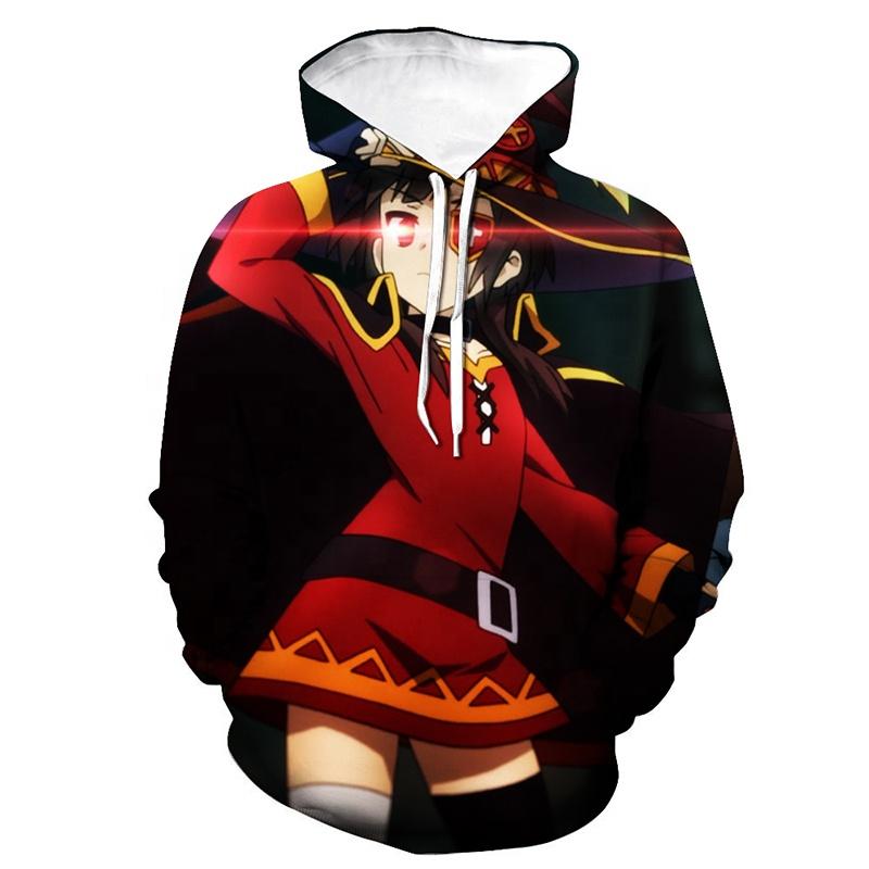 Sweatshirts 3d Printed Anime Konosuba Cartoon Hoodies Kids Novelty Unisex Tops Comfortable Autumn Winter Long Sleeve Pullover