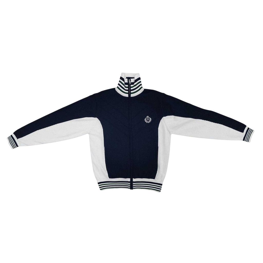 Slazenger Pánská pruhovaná mikina na volný čas, inspirovaná tenisovým stylem