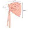 Double Layer Soft Satin Jersey Hijab Caps Islamic Head Wear Hat Underscarf Tie Bonnet Turkish Scarves Muslim Headcover 12 Colors