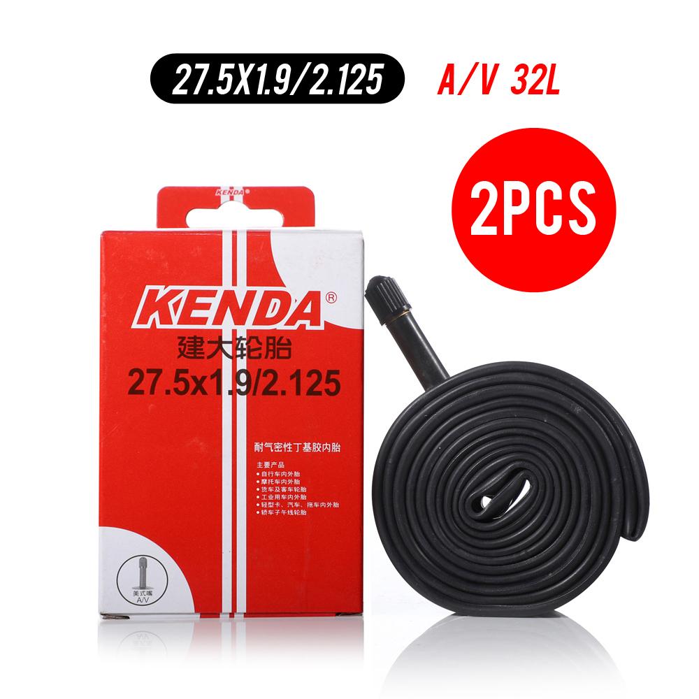 2PCS KENDA bicycle inner tube 26/27.5/29 camera Schrader Presta valve 48L inner tube mountain bike tubes tire chambre air
