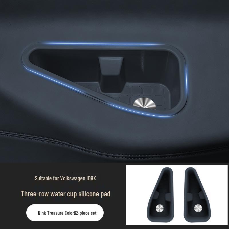 Waterproof Silicone Cup Mat with Wireless Charging for Volkswagen ID.ERA9X