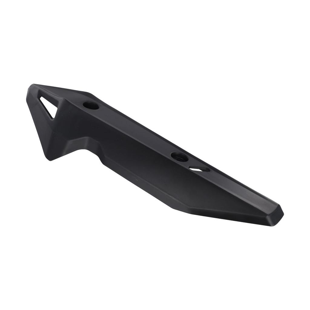Upgrade Your For Click 150125 with This Black Carbon Fiber Exhaust Pipe Cover