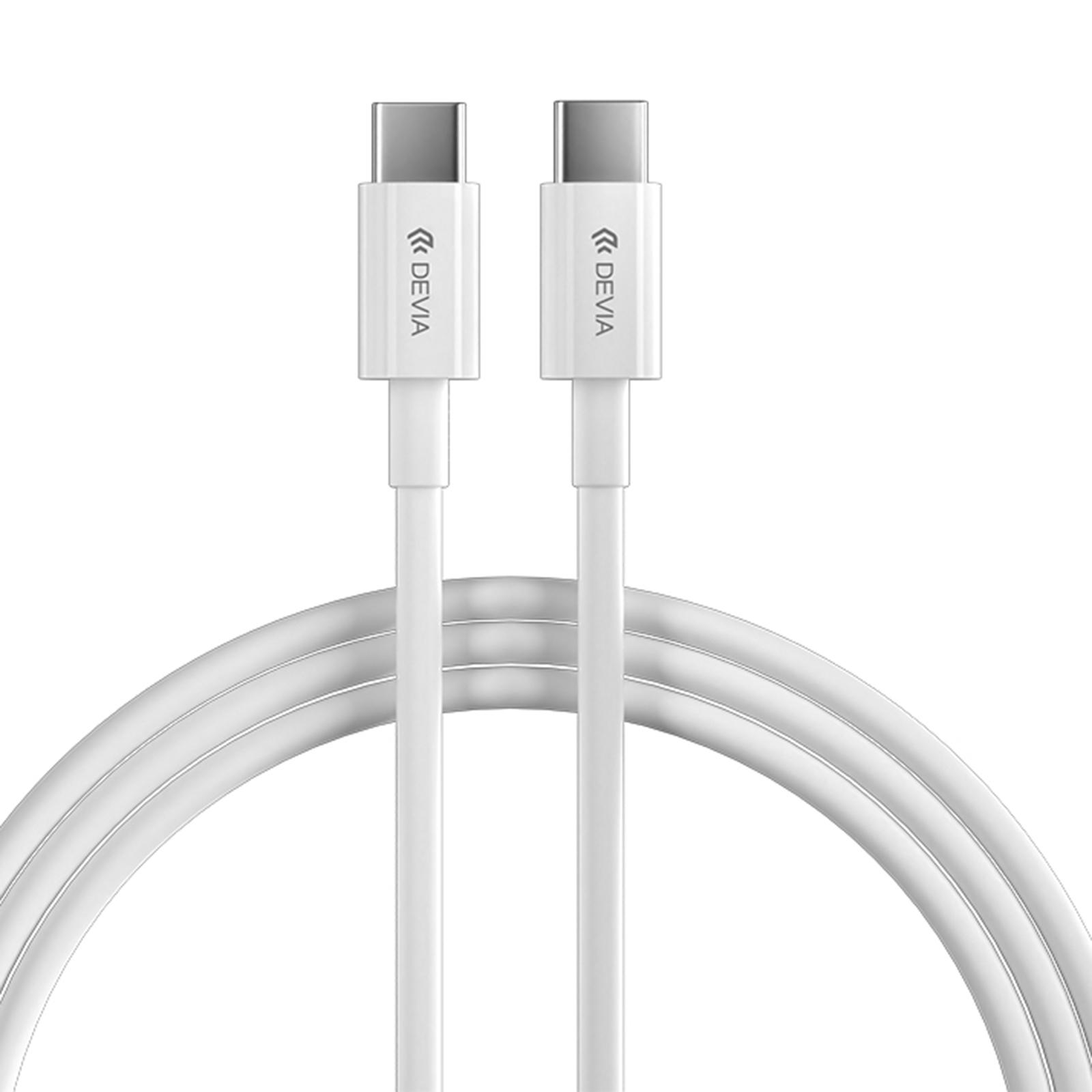 

DEVIA Smart Series 2м Кабель для передачі даних Type-C до Type-C PD 60W Швидка зарядка 480 Мбіт/с