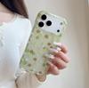 Ins Cute Spring Floral Sequins Bling Phone Case For iPhone 16 15 14 17pro 17ProMax Lovely Glitter Flower Shockproof Soft Cover