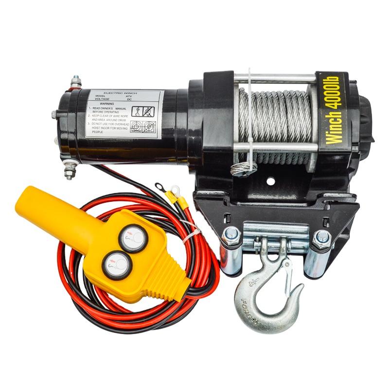 Small Electric Winch for Warehouse Use 9500lbs Pull Capacity for Boat Car 12V 24V 48V 4x4 Anchor for Car Warehouse Use