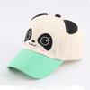 Super Cute Panda Cartoon Kids' Baseball Cap - Spring, Thin Style with Girls' Duckbill Option.