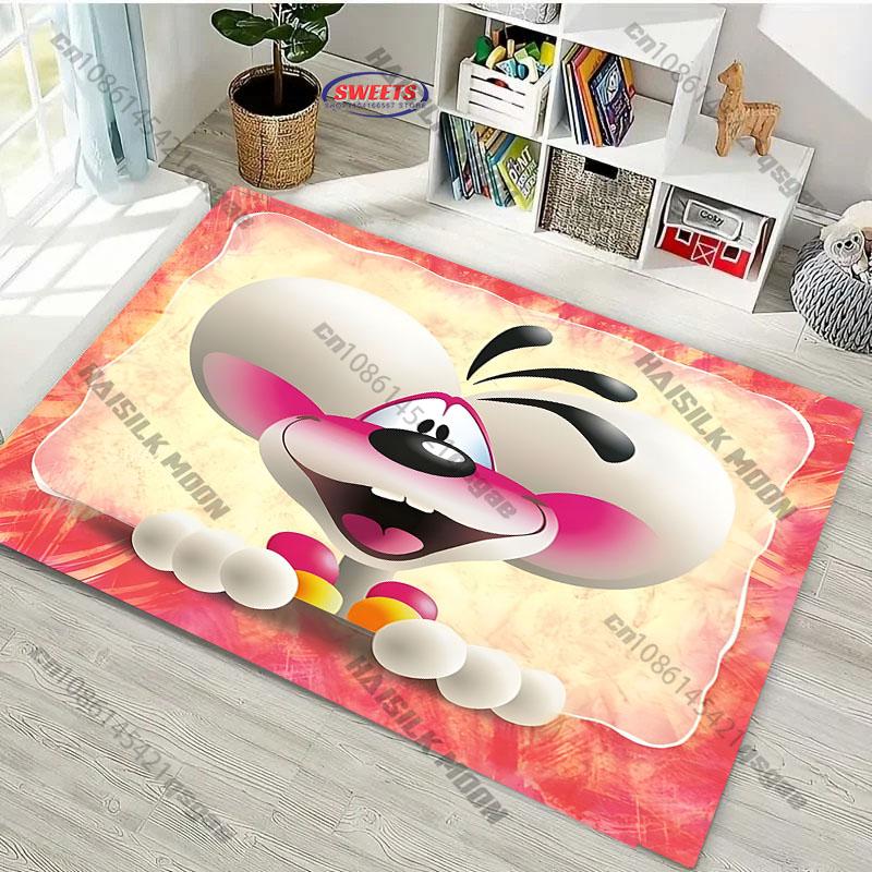 

17 Styles Cartoon Carpet D-d1ddl Print Rug for Living Room Bedroom, Sofa Children s Room Large Area Decorative Mat Gift for Kids 40x60cm (16x24in)
