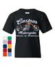 Custom Motorcycles Youth Kids Boys T-Shirt Biker Chopper American Tradition USA Kids Tee