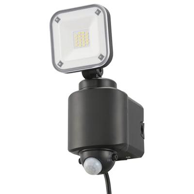 OHM Electric Monban Sensor Light, Motion Sensor, Outdoor, IPX4, Security, Single-Light, Outlet Type, 1600 Lumens, LS-A160W1, 07-8808