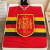 Spain National Football Team2 Flannel Blanket, High quality Comfortable for All Seasons, Home Decor, Warmth and Comfort