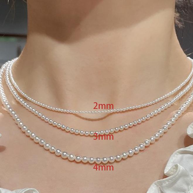 

Elegant French Shijia Layered Mini Pearl Clavicle Necklace