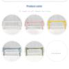 Color Transparent Storage Bag Simple Ins Girly Heart Makeup Bag High-Value Desktop Storage Stationery Bag Pen Bag