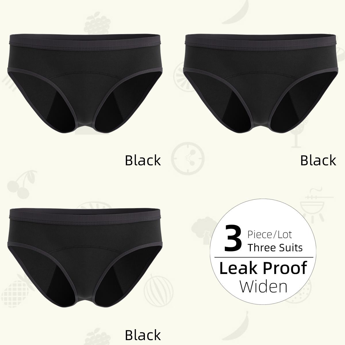 

Жіночі трусики середньої талії, жіноча менструальна білизна, трусики-непроникні, потовщені, не протікають, комфортні всю ніч #JS822 XXL