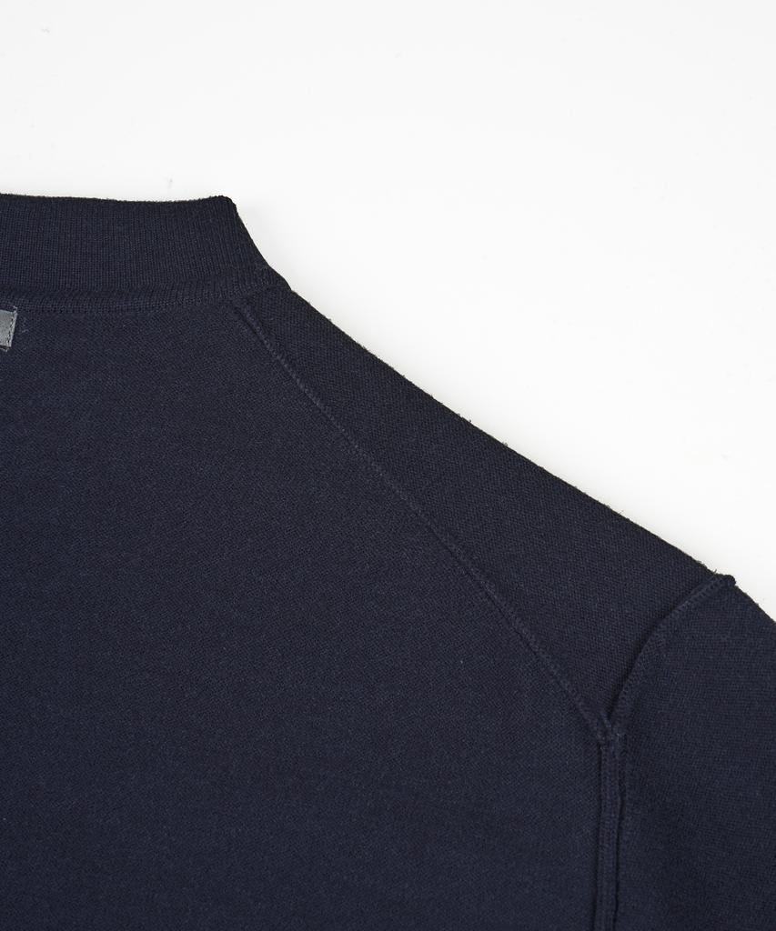 Birbante Soft Washable Collared Cardigan - Dark Navy