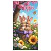 Rabbit Banner Spring Theme Spring Background Spring Display Butterfly Accent Easter Background For Holiday Decor  Shower