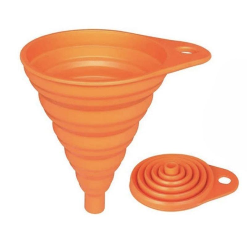 

Воронка для автомобильного двигателя Универсальная силиконовая воронка для замены омывающей жидкости Складная портативная воронка для замены моторного масла и бензина 1pcs