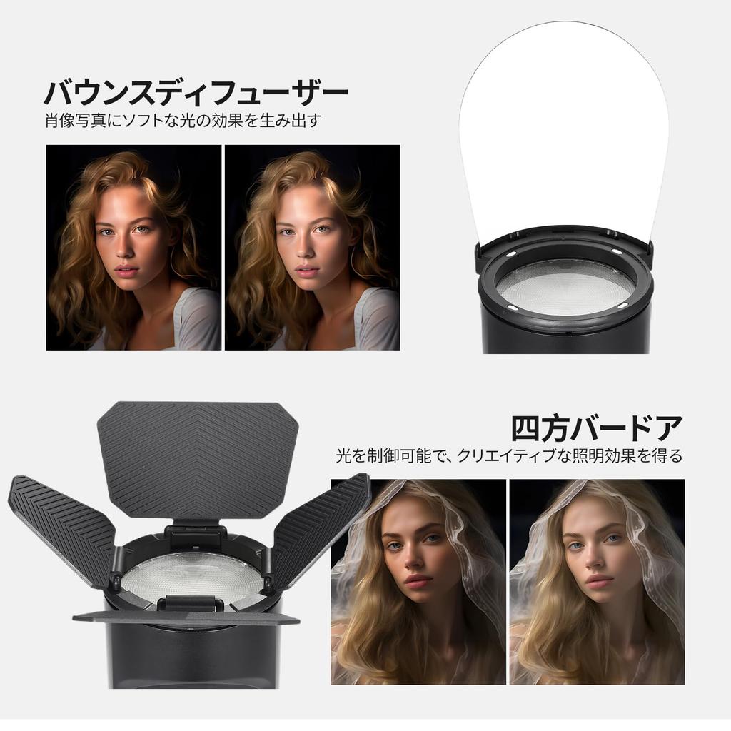NEEWER Magnetic Accessory Set for Round Head Flash Compatible Godox V1 Speedlite Flashlight Control Modifier Diffuser Adapter 14pcs CRM2 Z1-C Z1-N