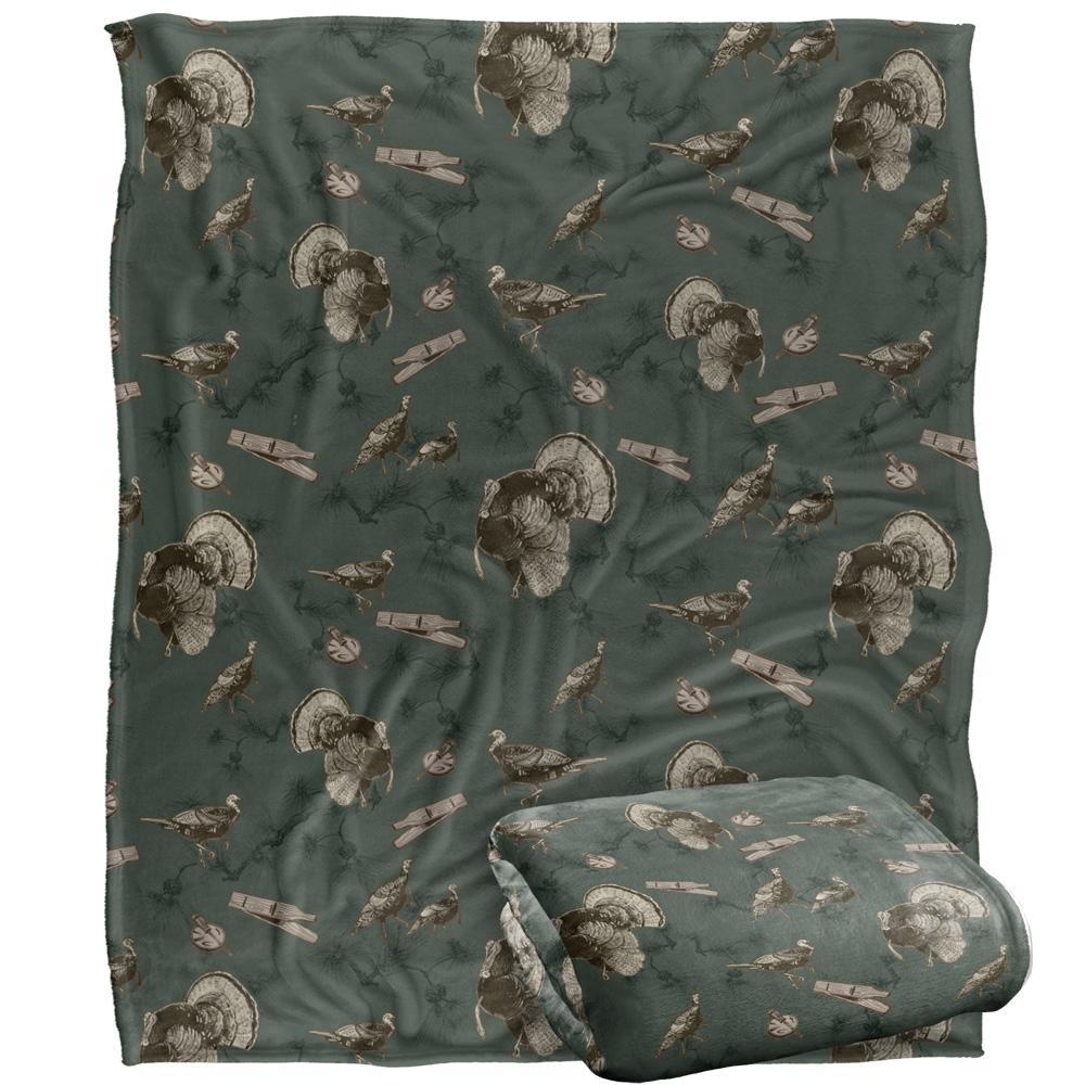 JQ Licensing Silky Turkey Supersoft Blanket