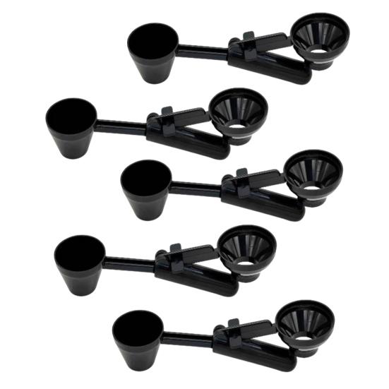 Pâlnie lingură de cafea pentru capsule reutilizabile de tip K Lingură de măsurat cafea de precizie Instrumente de reumplere capsule de cafea pentru transfer pudră proteică ceai