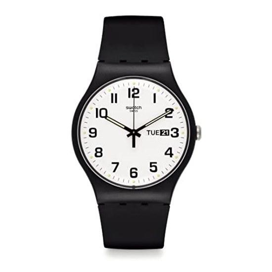 SWATCH Wristwatch TWICE AGAIN Classic SO29B703 Black