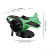 Solar Aircraft Model Car Center Decoration Decorative Mute Dashboard Ornament for Vehicle