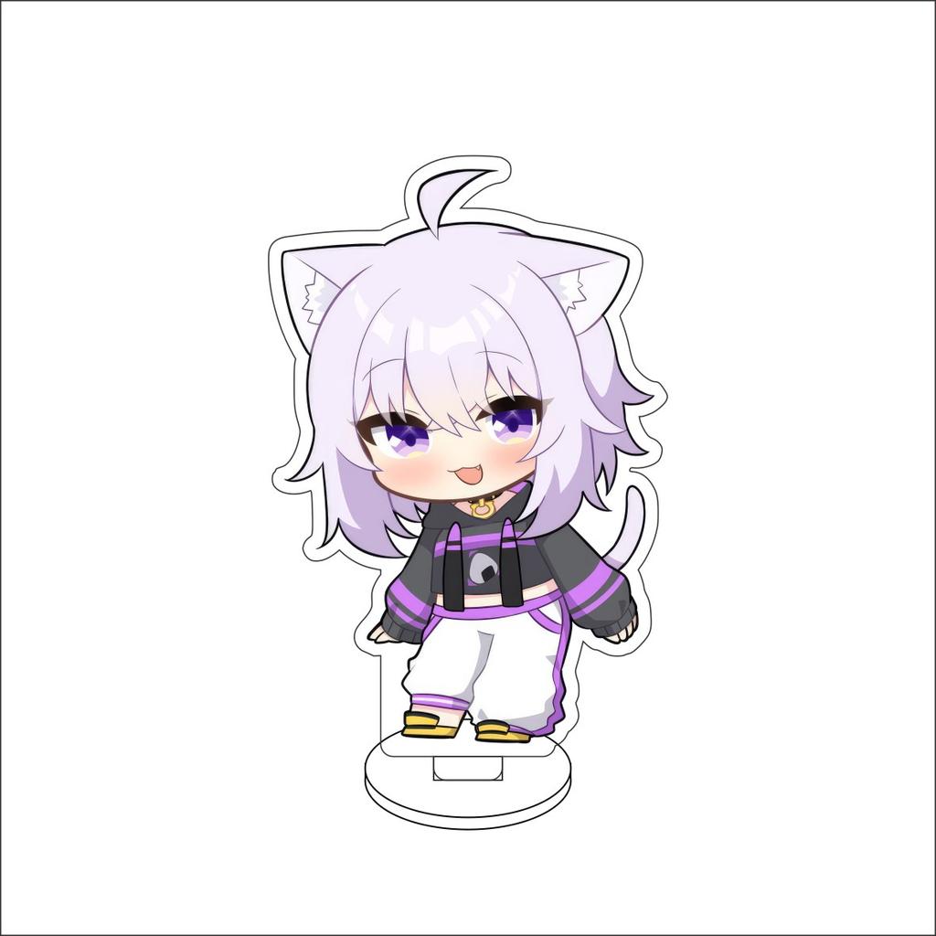 10CM Anime hololive Figure Stand Model Robocosan/Usada Pekora/Shirakami Fubuki Cute Desk Decor Standing Sign Gifts