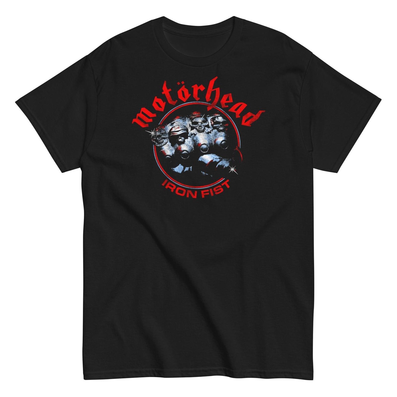 Motorhead Red Fist T-Shirt T-Shirt Black New M