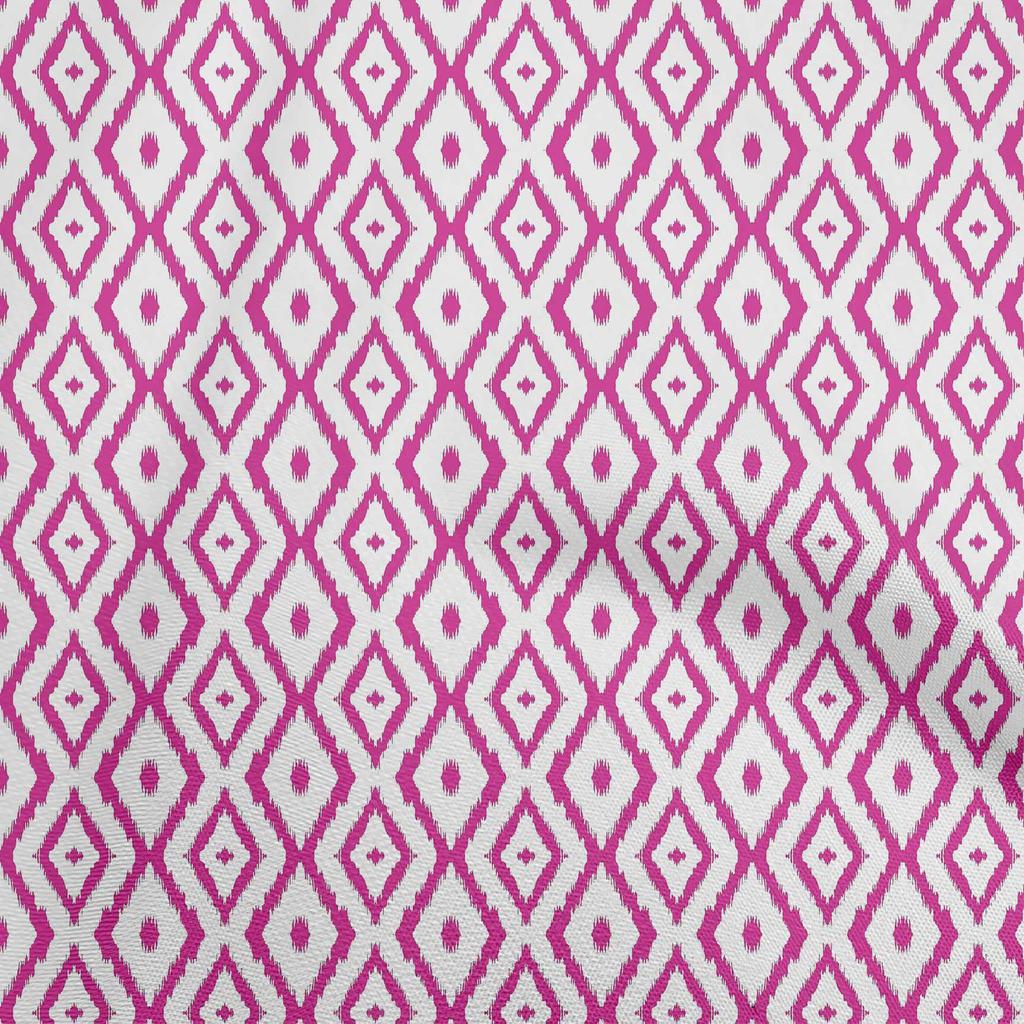 oneOone Cotton Poplin Black Fabric Ikat Sewing Craft Projects Fabric Prints By Yard 42 Inch