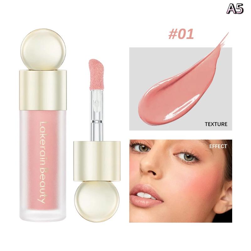 

Lakerain Velvet Liquid Blush Highly Pigmented On Long-Lasting Hydrating Gloss Lip Cheek 9 Colors For Choose Makeup Blush as the picture
