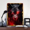 Nightfall Watcher Tinplate Poster Customized Wall Art Vintage Retro Metal Signs for Living Room Decorations Apartment Decoration
