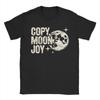 Vintage Copy Moon Joy Artemis II Lunar Mission TShirt for Unisex Round Collar Cotton T Shirts Short Sleeve Tee Shirt Clothes