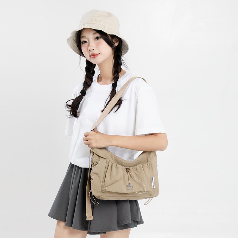 Crossbody Bag Women's Bag Outdoor Shoulder Bag Solid Color Messenger Bag
