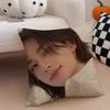 Ornamental Handsome Singer HHyunjin Cushion Cover Throw Pillow Cover Hidden Button Durable Polyester Chair Cushion