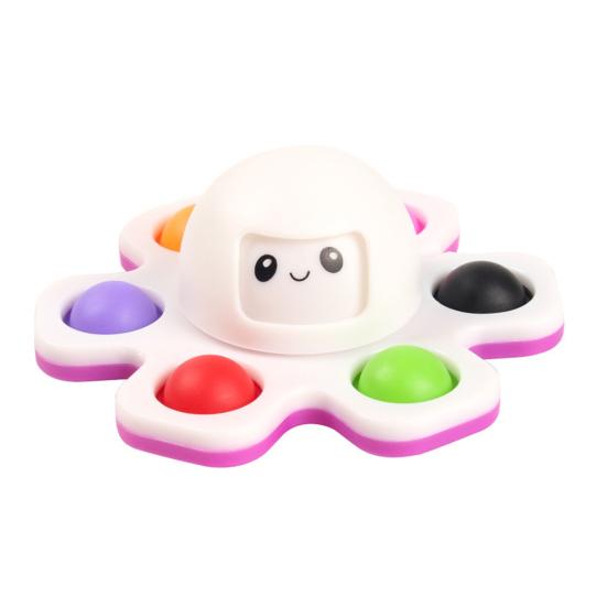 Fidget Spinner Octopus Shape Rotating Stress Relief Gyro Portable Decompression Spinner Concentration Aid