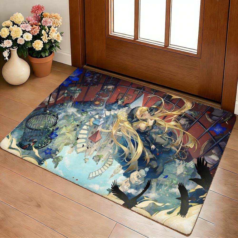 Anime Hot D-Delicious In D-Dungeon Floor Mat Cozy Flannel Soft Thick Non-Slip Mat For Living Room Bedroom Kitchen Decor Rugs
